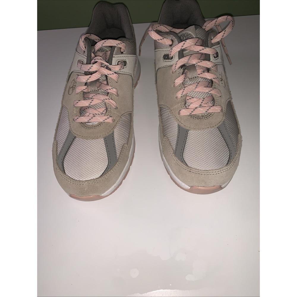 Timberland Field Trekker mixed-media women's sneaker in beige/taupe nubuck
